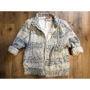 Vintage Cherry Stix Ltd Zip-up Fuzzy Sweater